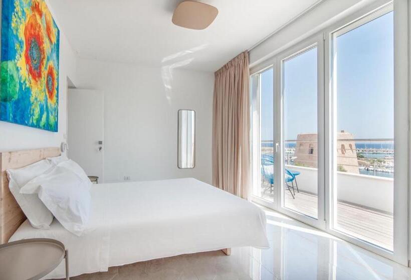 オーシャンビューのデラックストリプルルーム, The View B&b, Terrace & More