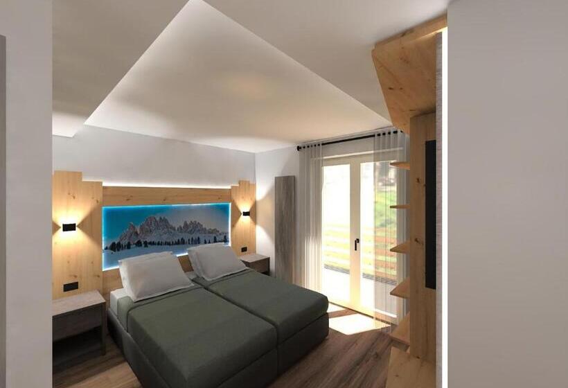 디럭스 패밀리 룸, Berg Hotel Latemar Spitze