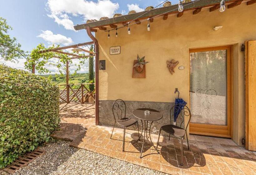 Quarto Triplo Standard com Balcão, Agriturismo Il Segreto Di Pietrafitta