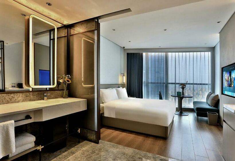 Номер Deluxe Кровать Кинг, Wyndham Garden Hangzhou Yuhang