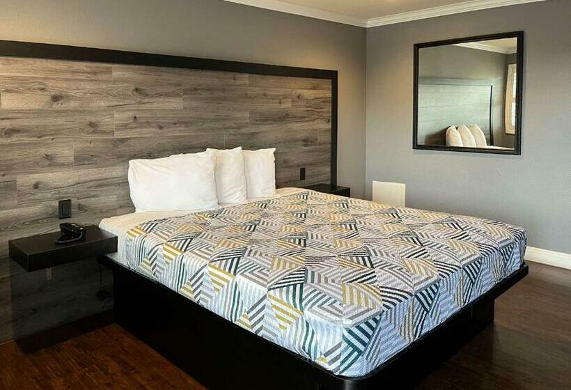 스탠다드 룸 킹사이즈 침대, Motel 6 Pico Rivera  Los Angeles, Ca