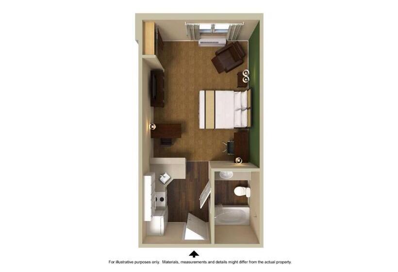 Студио Стандарт Кровать Кинг, Extended Stay America Suites  New York City  Laguardia Airport