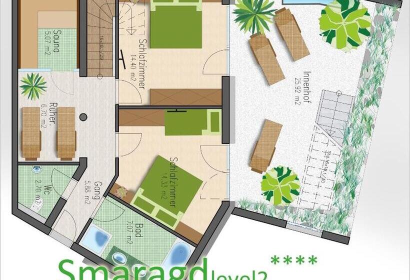 Апартаменты 3 Спальни, Apart Central – Premium Mountain&garden