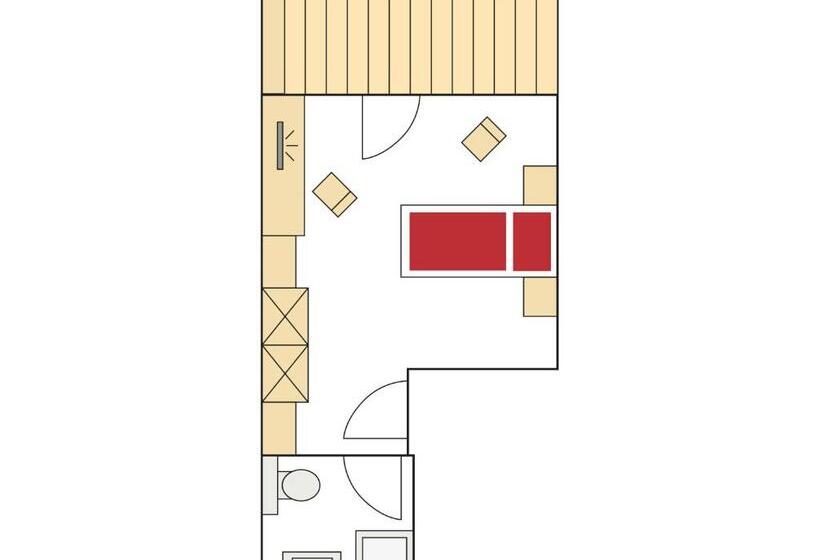 Номер Стандарт Индивидуальный с Балконом, Bergidyll & Hotel Trofana