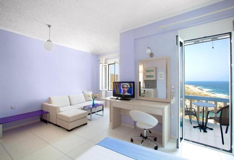 آپارتمان 1 خوابه با بالکن و چشمانداز دریا, Giorgi S Blue Apartments