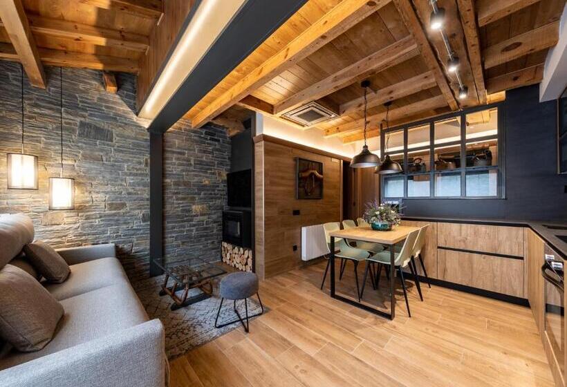 Апартаменты 1 Спальня с Террасой, Cerdanya Mountain Residences