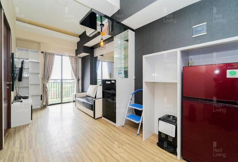 Семейный Номер, Redliving Apartemen Tamansari Panoramic   Santuy Agency Lobby P1 9