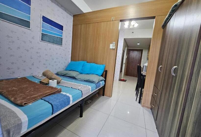 آپارتمان 1 خوابه با چشم‌انداز استخر, Gt Staycation Shell Residences