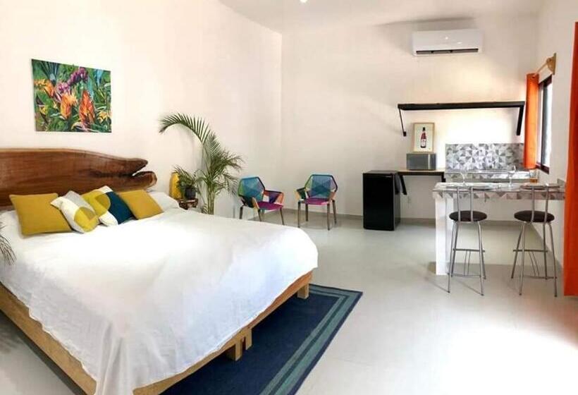 キングサイズベッドのスタンダードルーム, Villas Chital Bacalar
