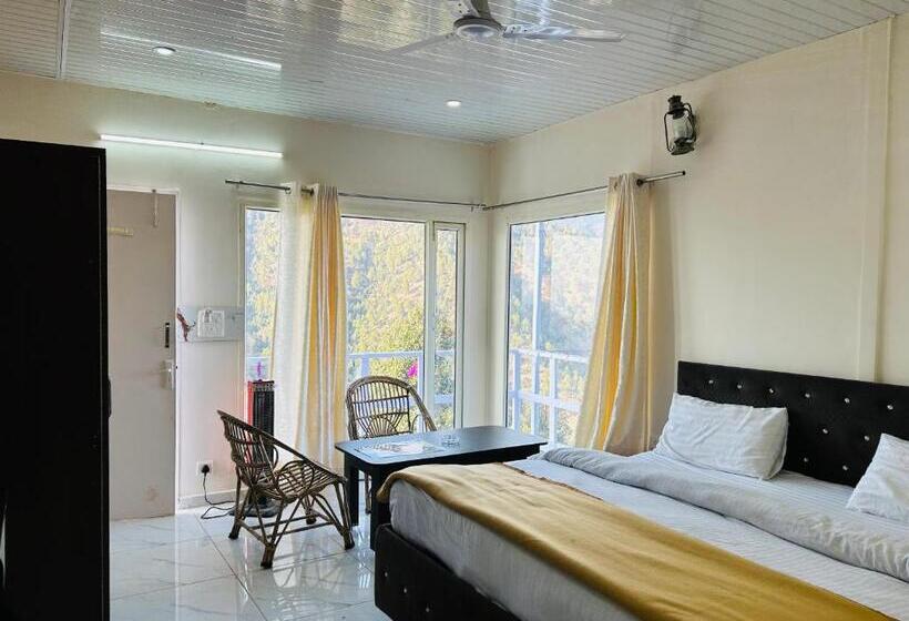带大床的标准间, In Apple Estate Kanatal   Himalayan View Resort With Courteous Staff