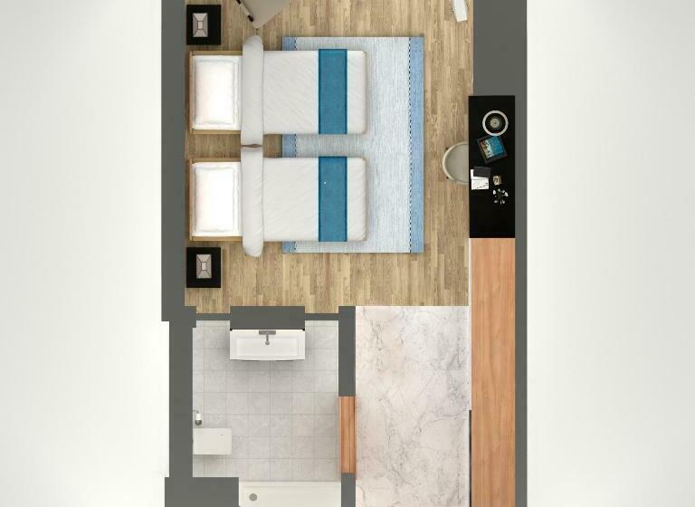 Номер Deluxe Вид на Город, Wyndham Grand Istanbul Levent Hotel & Conference Center
