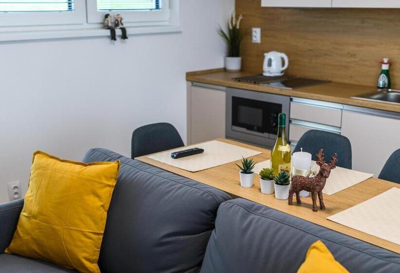 Апартаменты Deluxe 1 Спальня, Apartmány Nmnm Rezidence Nad Městem