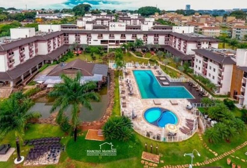 带1个卧室带花园景观的公寓, Life Resort   Flat Aconchegante