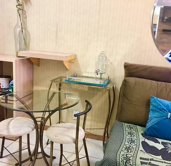 带1个卧室带花园景观的公寓, Life Resort   Flat Aconchegante