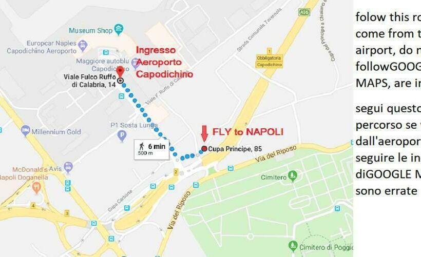 اتاق استاندارد سه نفره, Fly To Napoli