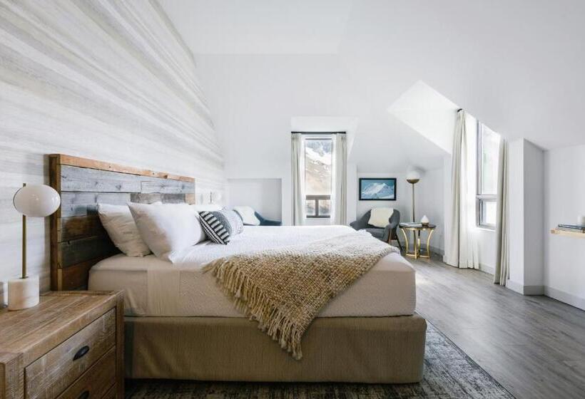 اتاق استاندارد با تخت بزرگ, Glacier View Lodge