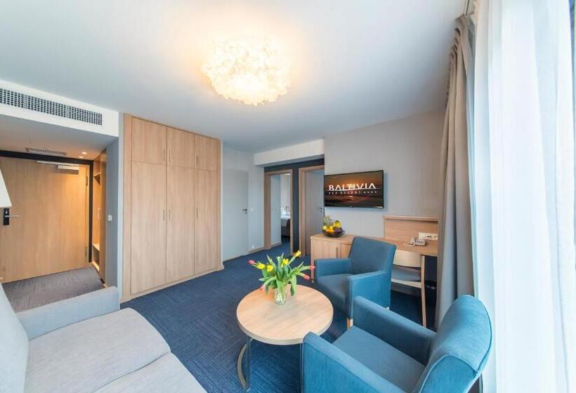 Апартаменты 1 Спальня Боковой Вид на Море, Baltivia Sea Resort