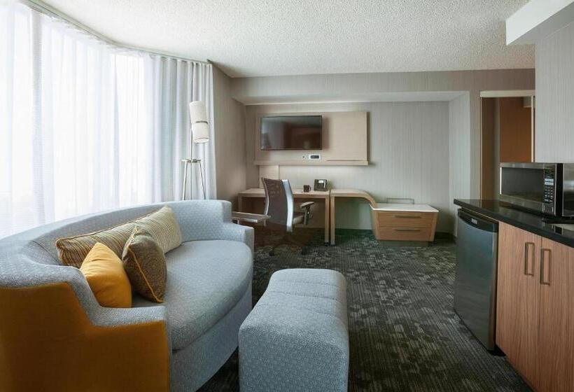 带大床的套房, Courtyard By Marriott Toronto Northeast/markham