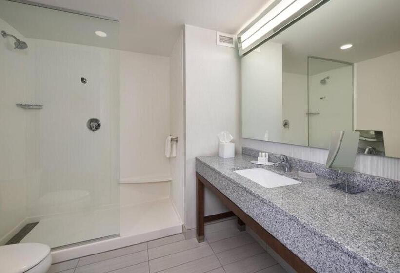 장애인을 위한 킹사이즈 침대 스탠다드 룸, Courtyard By Marriott Richmond Downtown