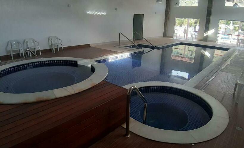景色の見える一ベッドルームアパートメント, Flat No Apart Hotel Cavalinho Branco Com Piscina Aquecida 1d8