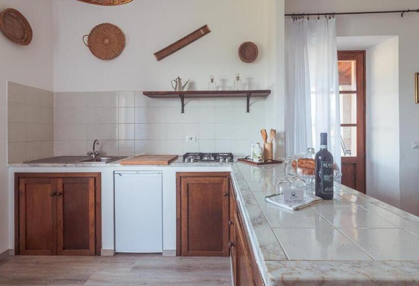 Апартаменты 1 Спальня Нижний Этаж, Agriturismo Querceto