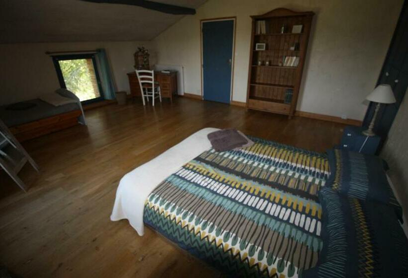 Трехместный Номер Стандарт Вид на Бассейн, Chambre D Hotes De Jacobiel