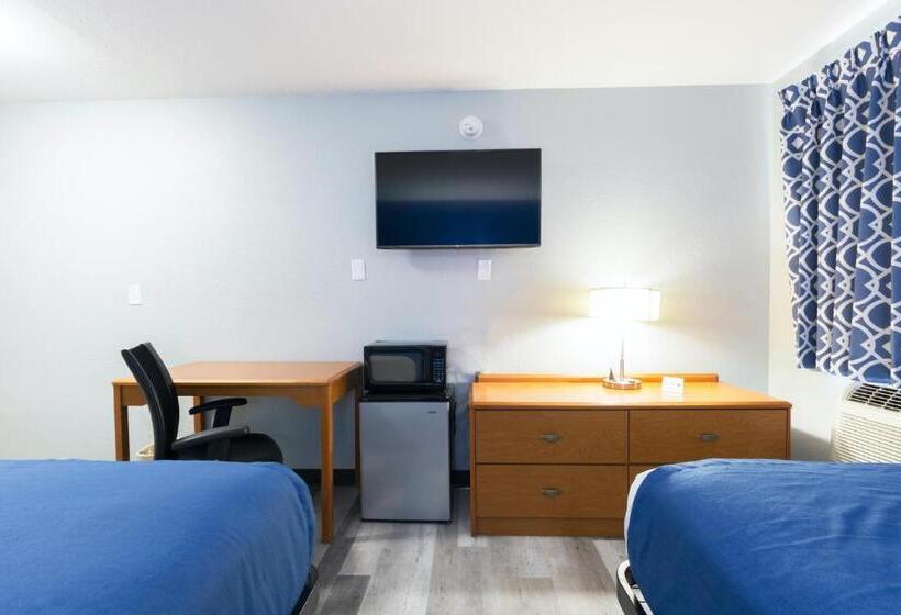 ２ダブルベッドのスタンダードルーム, Americas Best Value Inn East Peoria