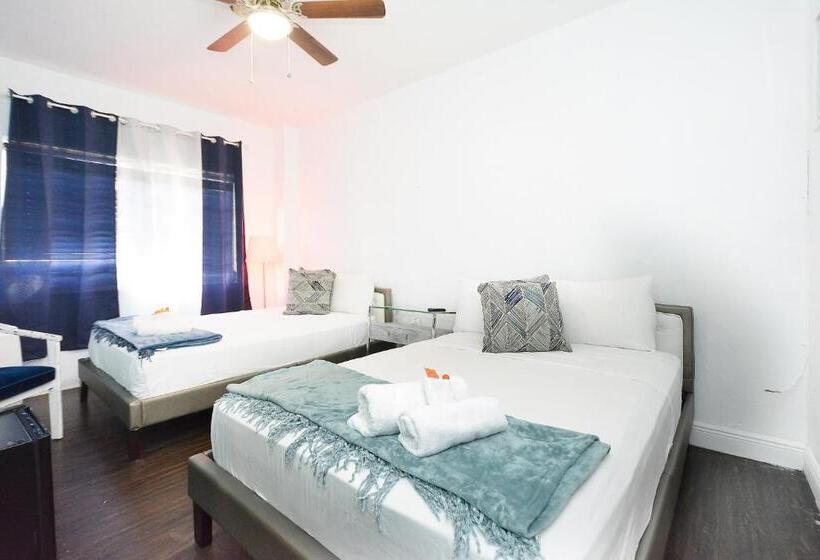 스탠다드 룸 더블 침대 2개, South Beach Rooms And Hostel