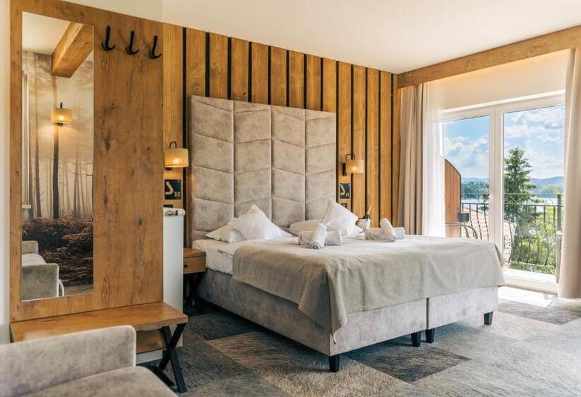 Стандартный Номер Кровать Кинг, Sztygarka Hetmańska Resort Solina