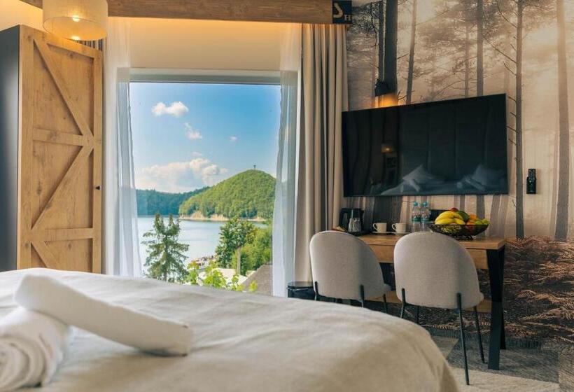 Quarto Estandar Cama King, Sztygarka Hetmańska Resort Solina