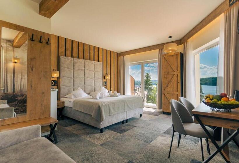 Стандартный Номер Кровать Кинг, Sztygarka Hetmańska Resort Solina