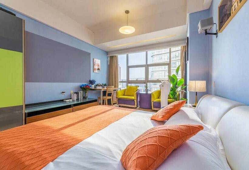 Quarto Deluxe, Hangzhou Yilin Apartment