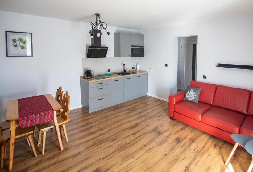 Апартаменты 1 Спальня с Террасой, 5 Wierchów Apartamenty