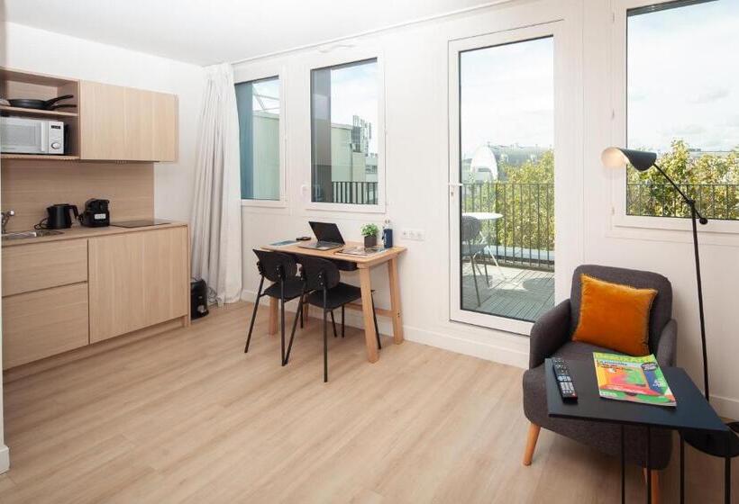 Апартаменты 1 Спальня с Балконом, Finestate Coliving Mairie D Issy