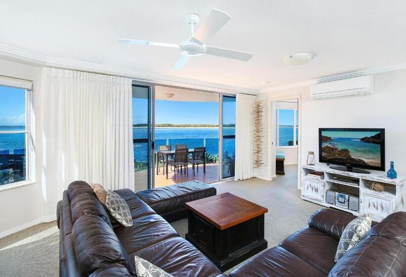 침실 2개 디럭스 아파트, Watermark Resort Caloundra