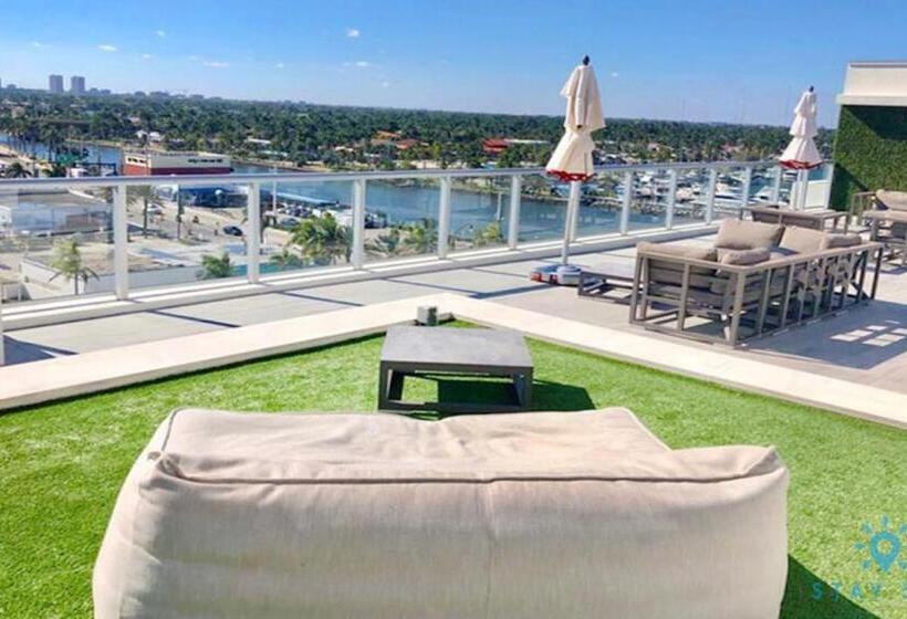 خانه 1 خوابه, Coolest Apartment Rooftop Pool Hot Tub