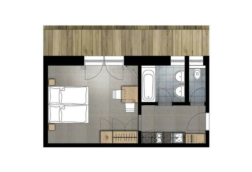 Студия Стандарт, Gurglhof Apartmenthaus