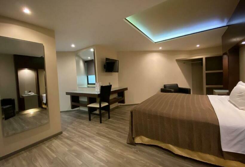디럭스 룸 킹사이즈 침대, Escala Central Del Norte