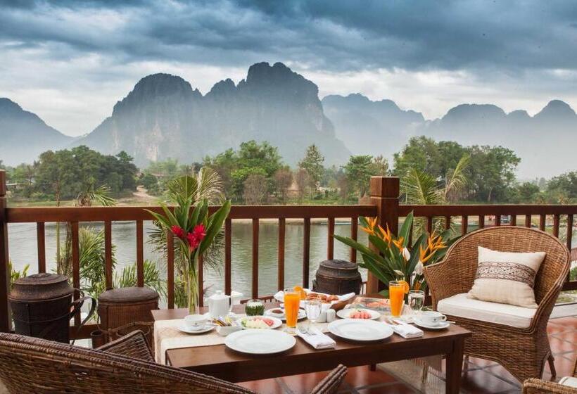 Люкс, Riverside Boutique Resort, Vang Vieng