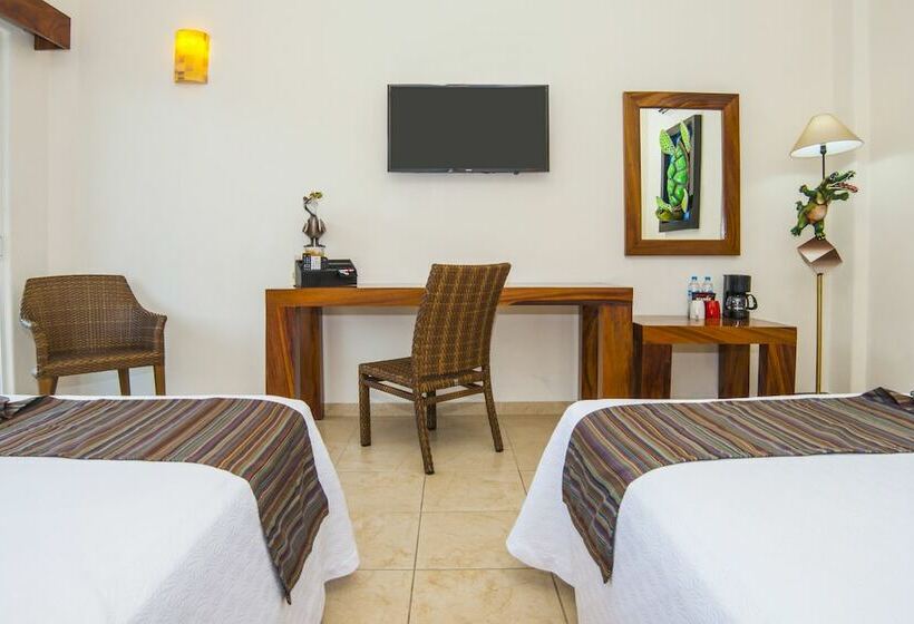 ２ダブルベッドのスタンダードルーム, Quinta Bella Huatulco