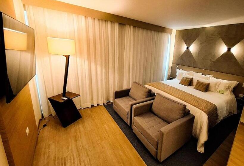 חדר דלוקס עם מיטת קינג, Esuites Virgínia Luxemburgo