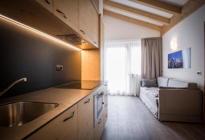 Апартаменты 1 Спальня, Aparthotel Dolomites Living&relax