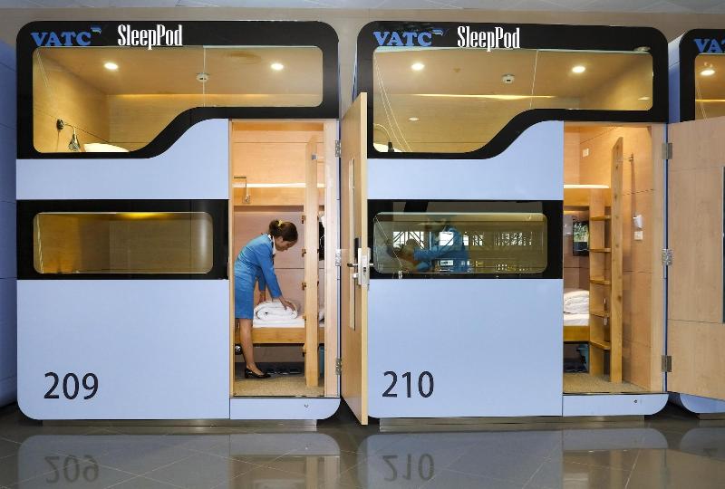 Номер Стандарт Индивидуальный, Vatc Sleep Pod  Terminal 2