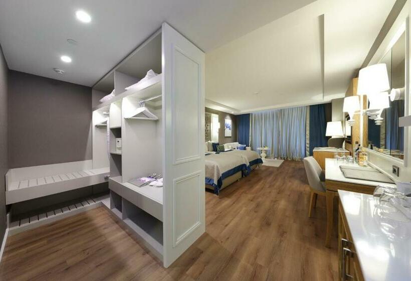 带高尔夫球场景观的复式房间, Sueno Hotels Deluxe Belek