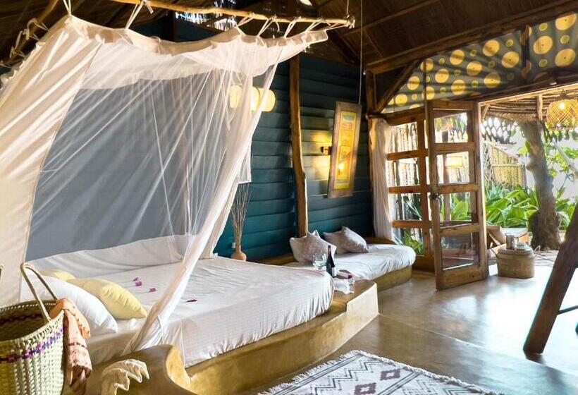 Habitación Cuádruple Deluxe, Casa Na Praia Tofo  Beach Front