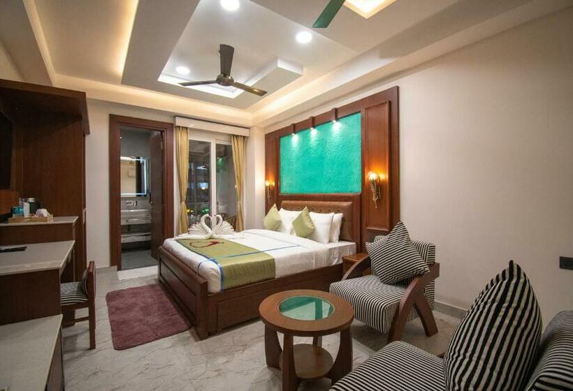 חדר סטנדרט עם מיטת קינג, Holy Shivana Boutique Hotel Rishikesh