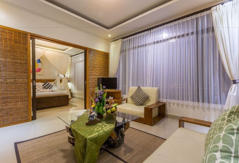 침실 2개 스위트, Om Ham Retreat And Resort