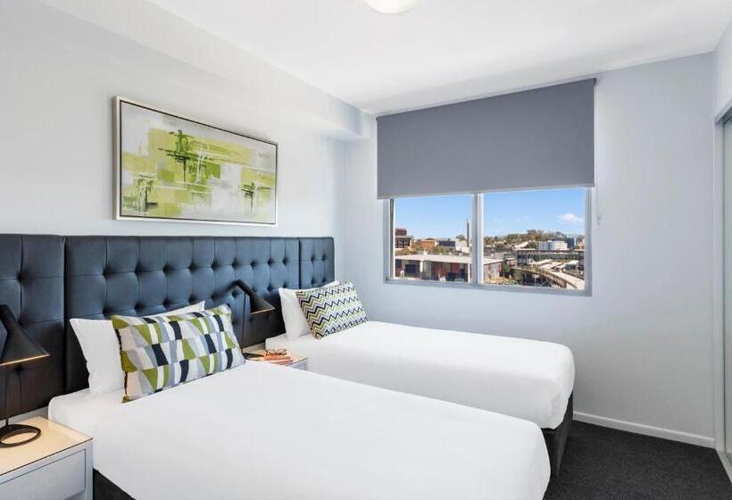 침실 2개 수피리어 아파트, Oaks Brisbane Woolloongabba Suites