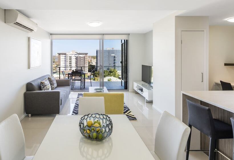 침실 1개 이그제큐티브 아파트, Oaks Brisbane Woolloongabba Suites