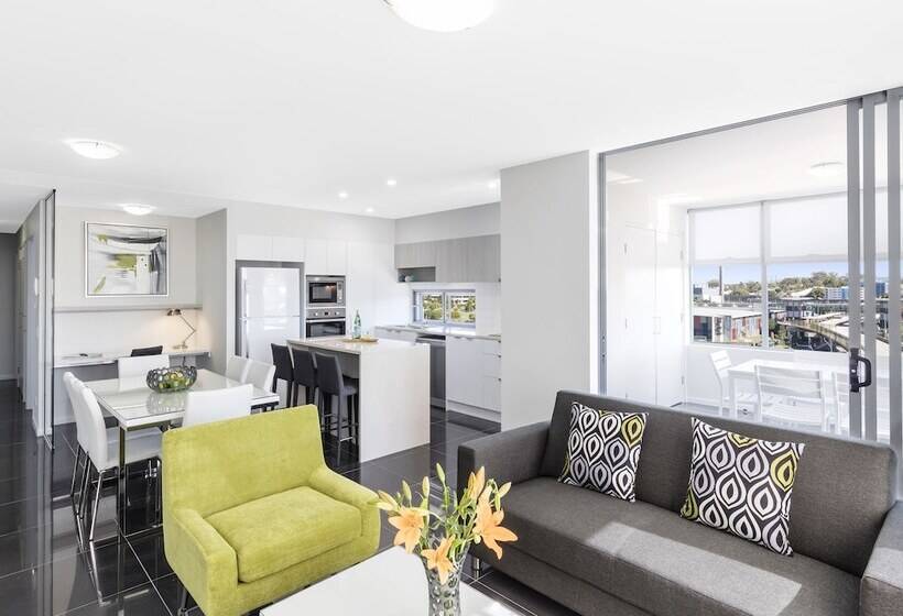 2 베드룸 이그제큐티브 아파트, Oaks Brisbane Woolloongabba Suites